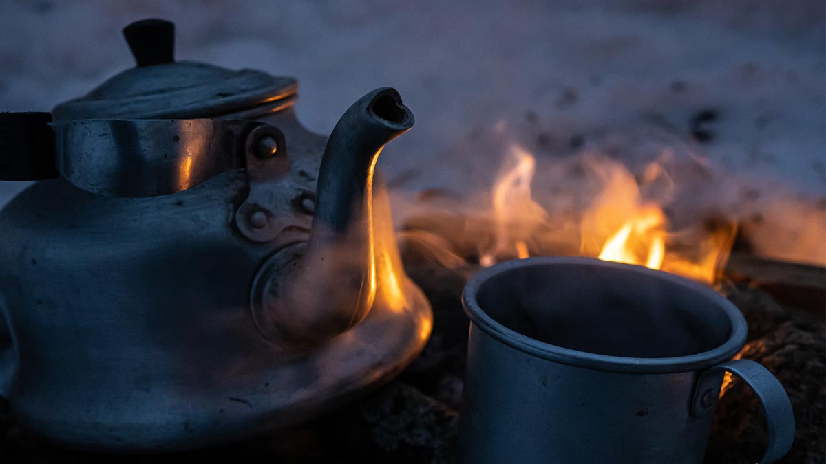 چای نوشی ساحلی