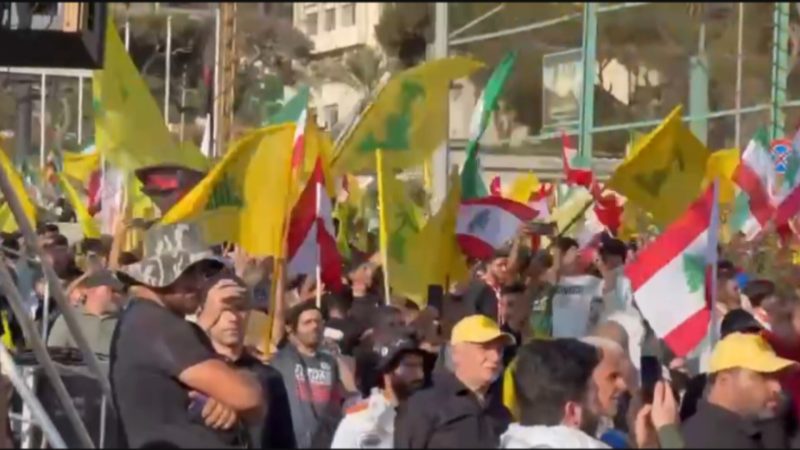 جشن لبنانی‌ها به‌مناسبت پیروزی ایران