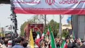 وداع مردم با پیکرهای پاک قهرمانان ملی ایران 