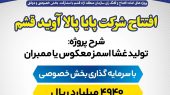 افتتاح شرکت پایا پالا آوید قشم  