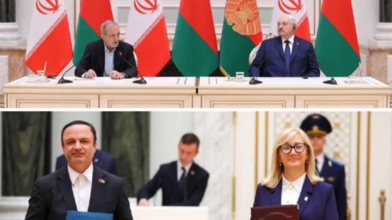 سند همکاری مناطق آزاد ایران و بلاروس امضا شد