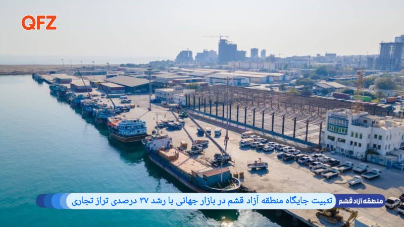 تثبیت جایگاه منطقه آزاد قشم در بازار جهانی با رشد ۳۷ درصدی تراز تجاری 