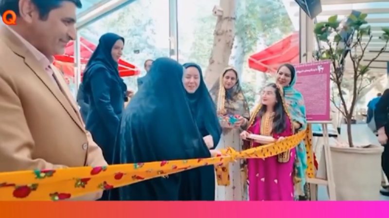 قدردانی مشاور بانوان وزیر میراث فرهنگی از بانوان هنرمند جزیره قشم 