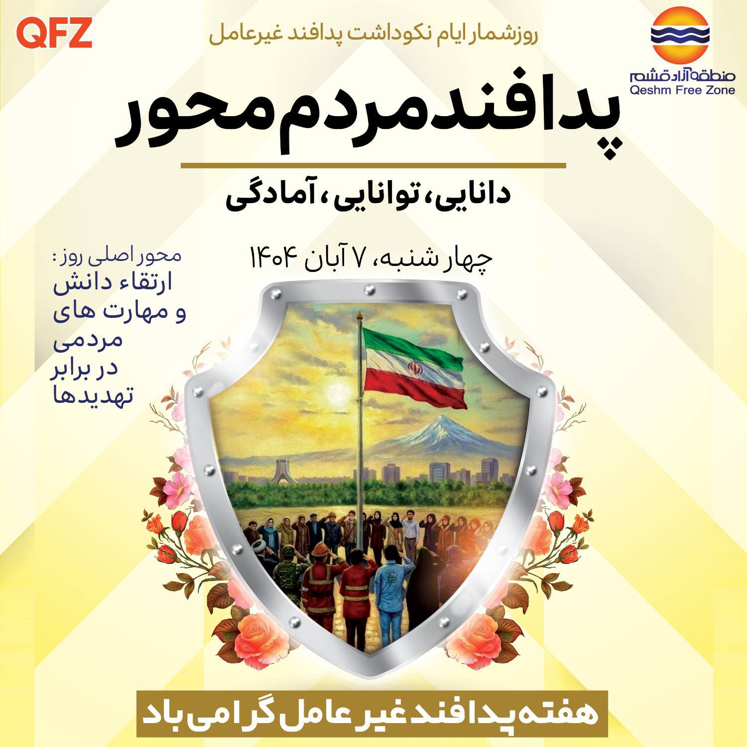 پدافند مردممحور؛ دانایی، توانایی، آمادگی