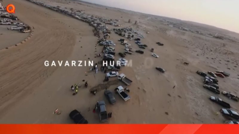 هیجان، سرعت و شن‌های داغ؛ گورزین قشم صحنه رقابت اسب‌ها و شترهای جزیره