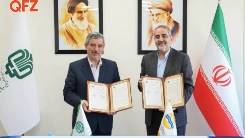 امضای تفاهم نامه حمایت ۲۱۰ میلیارد تومانی منطقه آزاد قشم از محرومیت زدایی