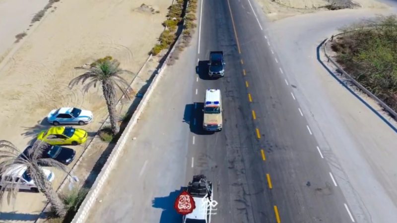 دانشجویان قشم با شکوه‌ترین بدرقه شهید را رقم زدند