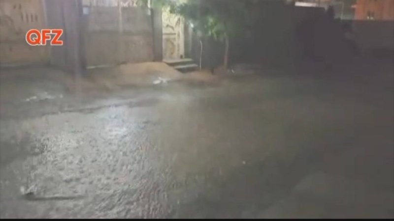 آسمان بخشید، زمین جان گرفت؛ قشم میزبان باران رحمت الهی شد. 