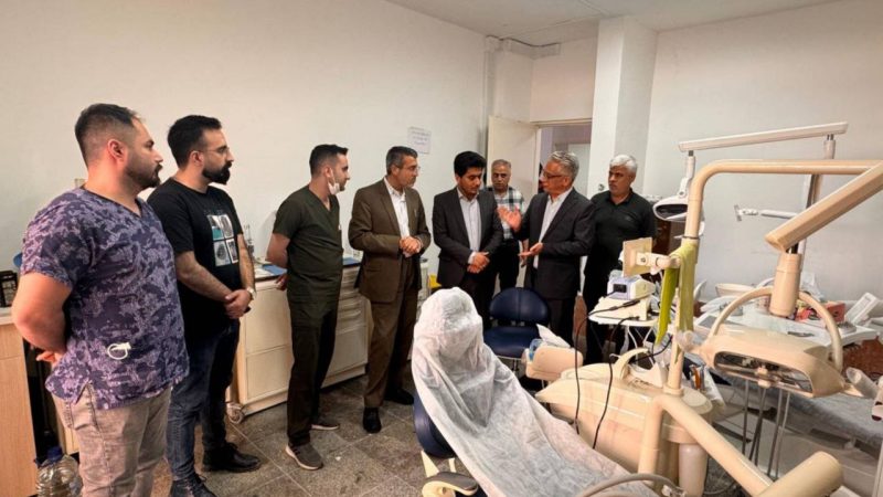 بازدید و تقدیر دادستان و رئیس دادگستری قشم از روند خدمات درمانی رایگان در بیمارستان خلیج فارس 