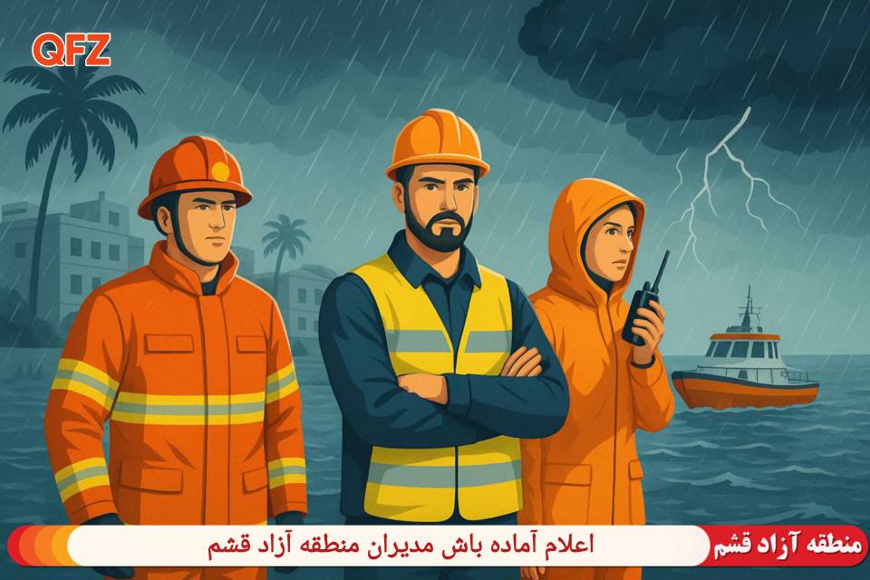 اعلام آماده باش مدیران منطقه آزاد قشم