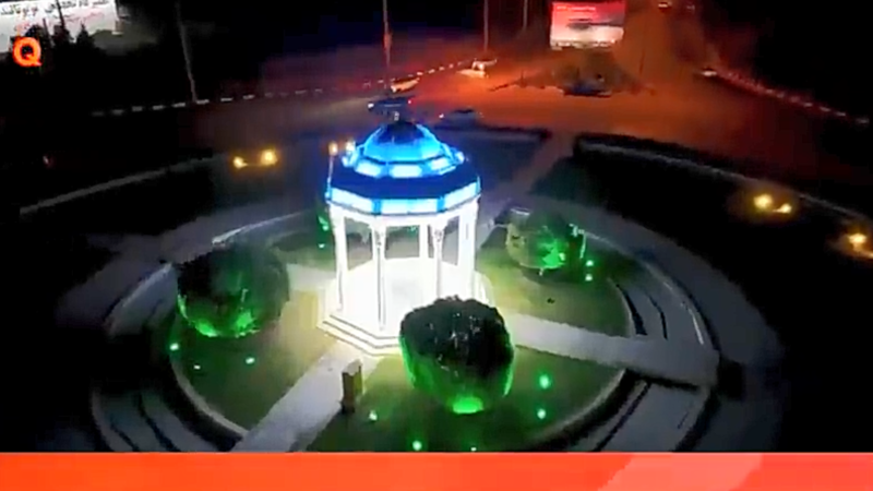 ادامه طرح نورپردازی شهری قشم