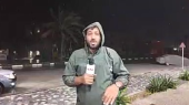 گزارش خبرنگار مرکز رسانه منطقه آزاد قشم از وضعیت بارندگی شب گذشته در شهر قشم 