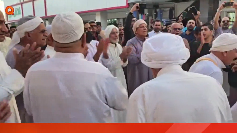 شادی پیرمردهای شکرگزار درگهان درخیابان‌ها 