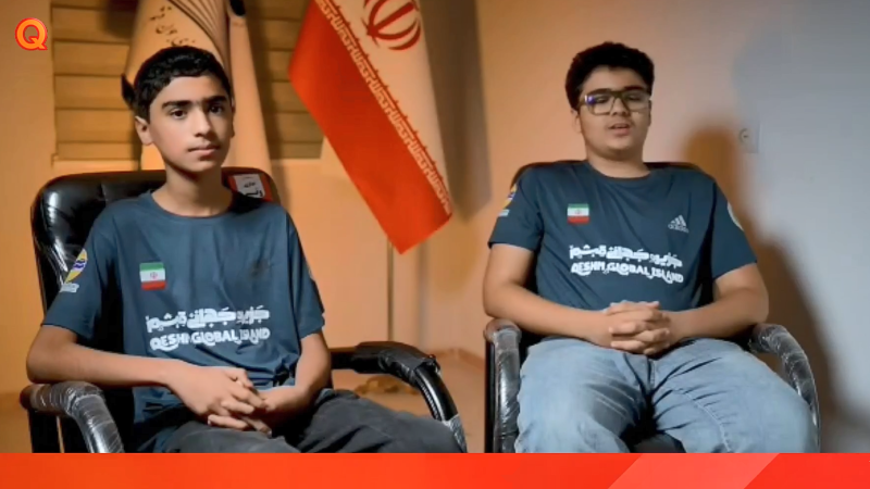 مهربد و عماد، اعضای تیم رباتیک منطقه آزاد قشم مصمم و با انرژی برای کشف دنیاهای جدید هستند