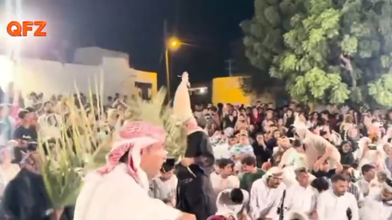 گوشه هایی از آیین عیش جزیرتی (عروسی بومی) در روستای دهخدای جزیره قشم