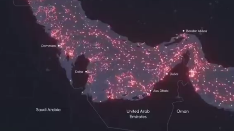 ویدیو موسسه نفتی کپلر از ترافیک نفت‌کش‌ها و شناورهای حامل میعانات نفتی از خلیج فارس و تنگه هرمز.